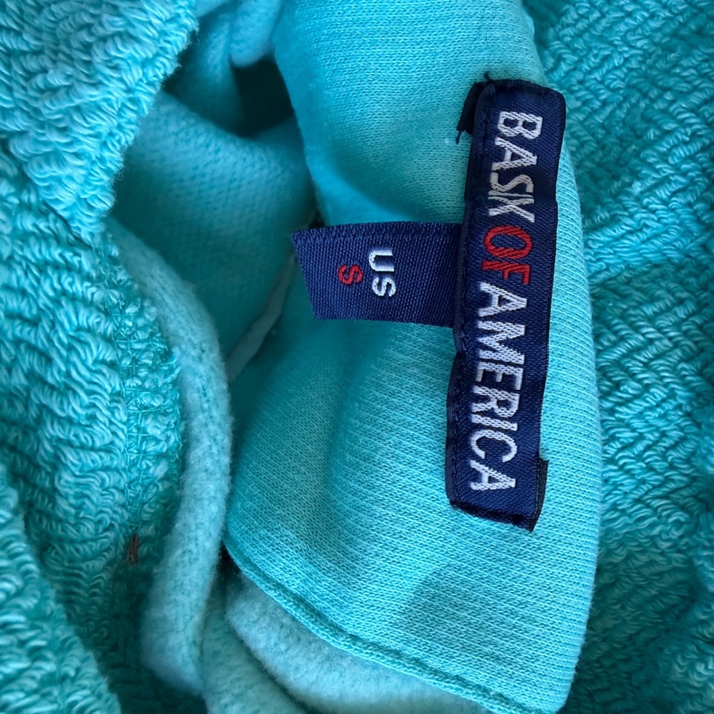 British Virgin Islands Basx Of America Teal Blue Pullover - Bright Aqua